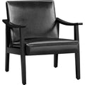 Black Faux Leather Accent Chairs J972120