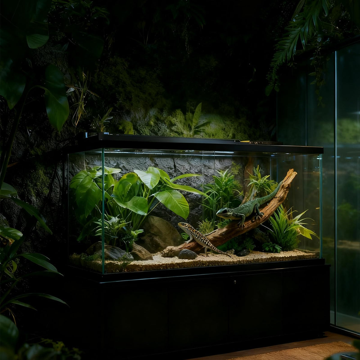 15W T5 HO UVB Terrarium Hood with Detachable Curved Reflector H666