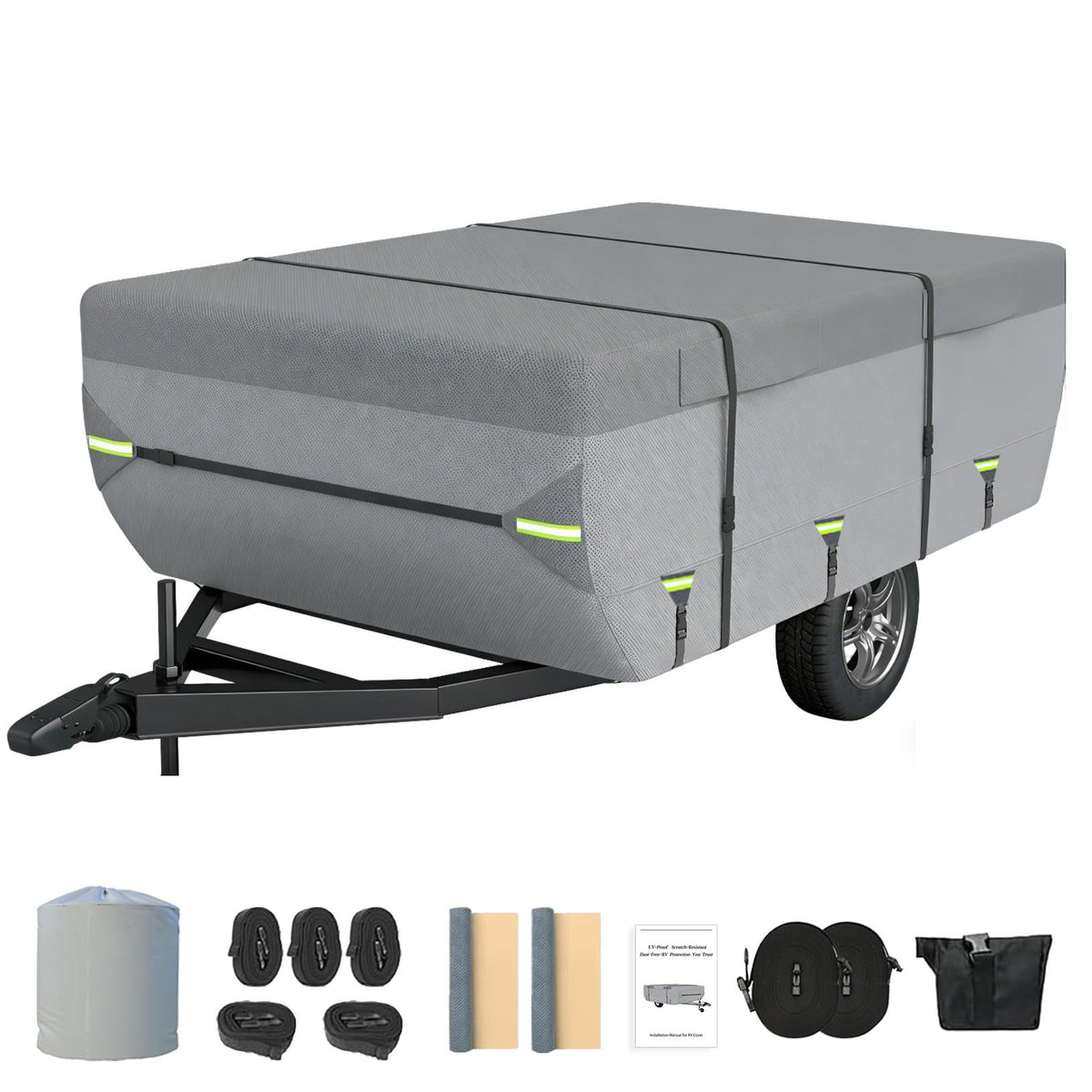 8 Layers Pop Up Folding Camper Cover P8098