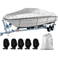 14-16 Ft Trailerable Waterproof Boat Cover D386