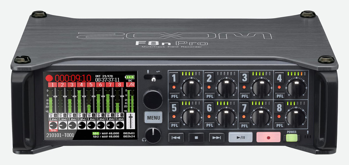 Field Recorder with 8 Inputs & 10 Tracks C591483