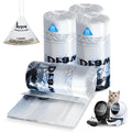 Litter Box Liners 100 Count Leak-Proof Drawstring Y643