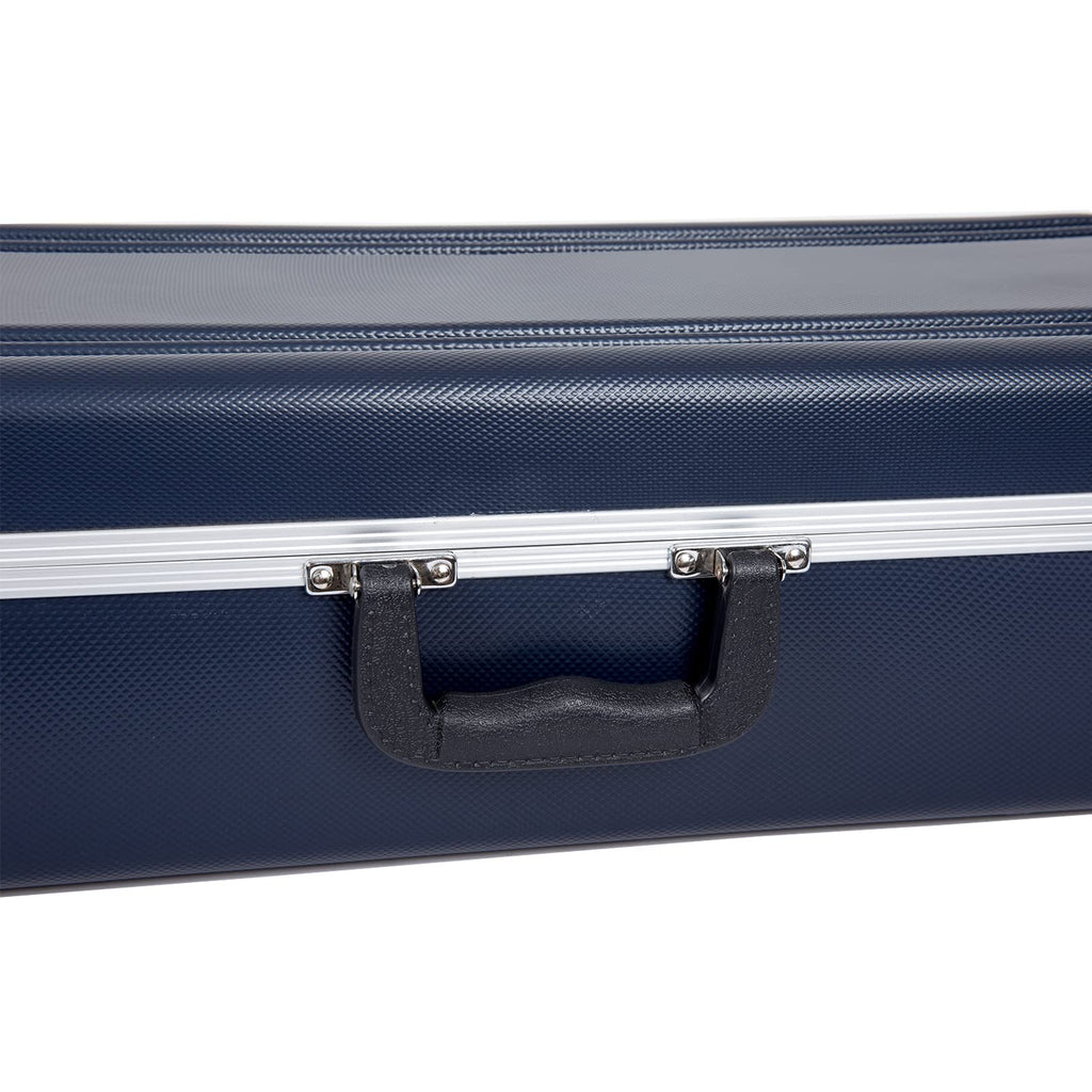 Textured Blue ABS Trumpet Case with Velvet Interior Y53671