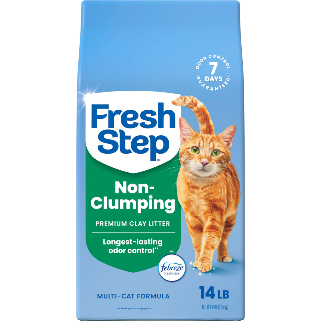 Non-Clumping Cat Litter with Odor Control, 14 lb. Bag W57003