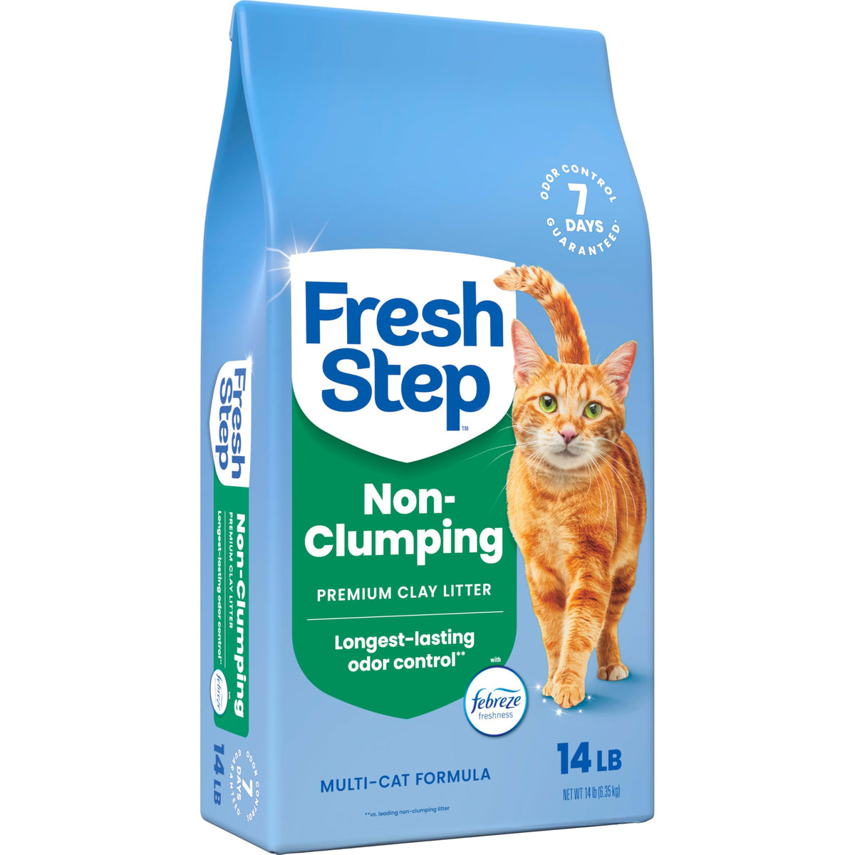 Non-Clumping Cat Litter with Odor Control, 14 lb. Bag W57003