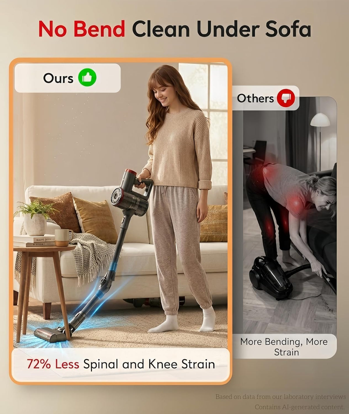 Cordless Vacuum Cleaner 40Kpa 45Min 6-in-1 Y872844