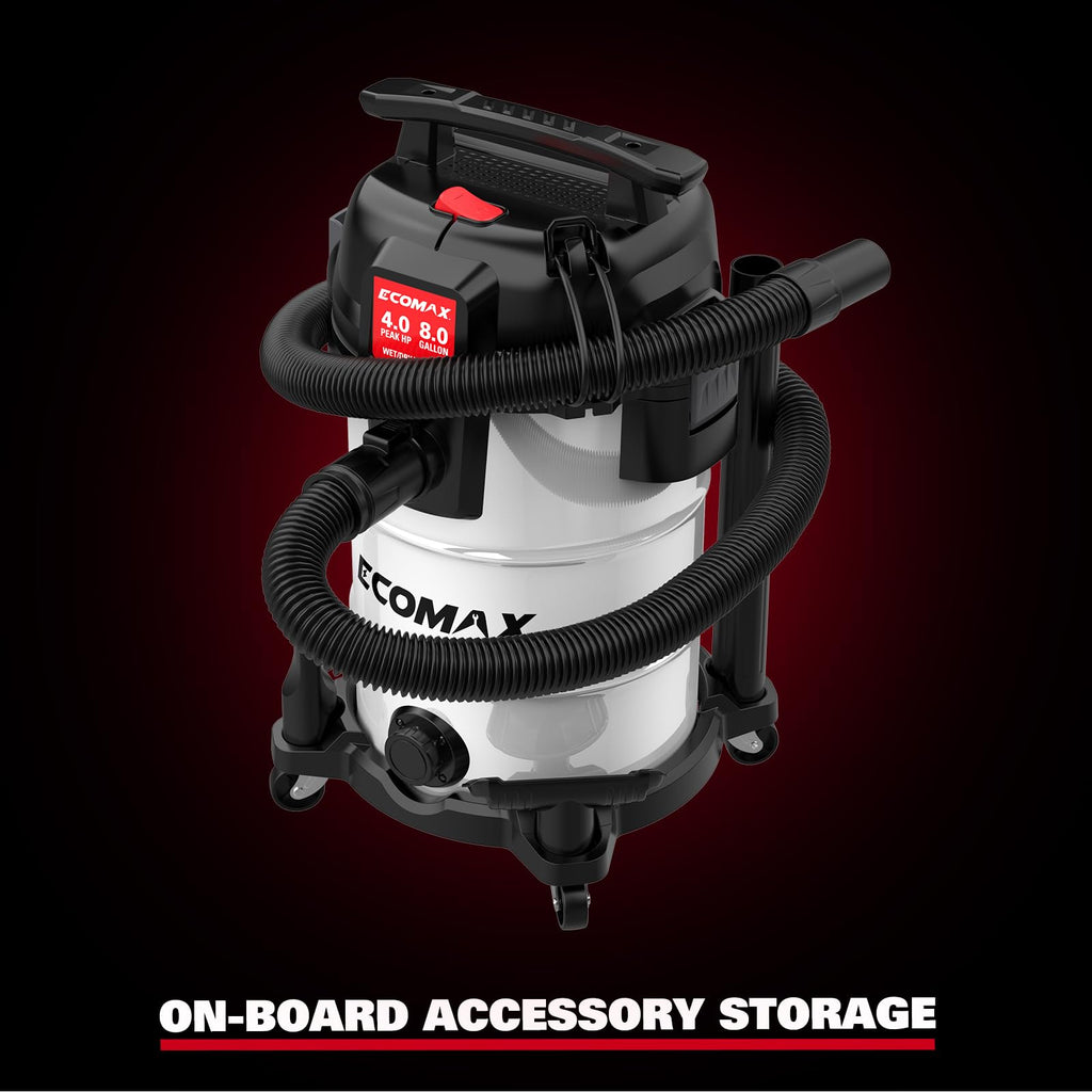 8 Gallon Stainless Steel Wet and Dry Shop Vacuum Z9745