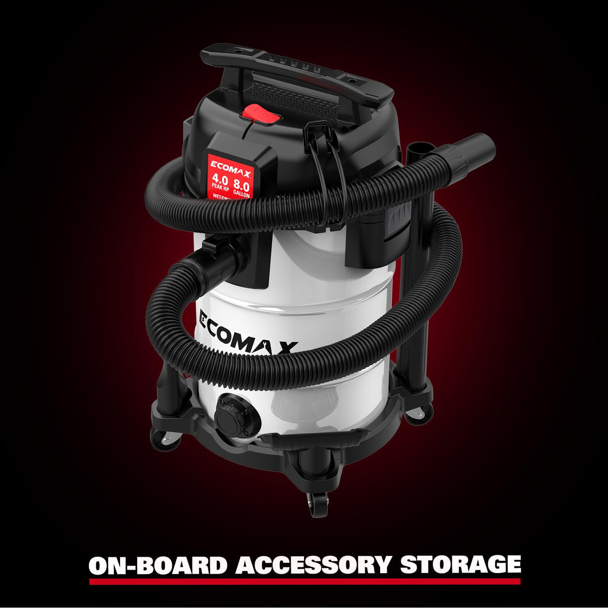 8 Gallon Stainless Steel Wet and Dry Shop Vacuum Z9745