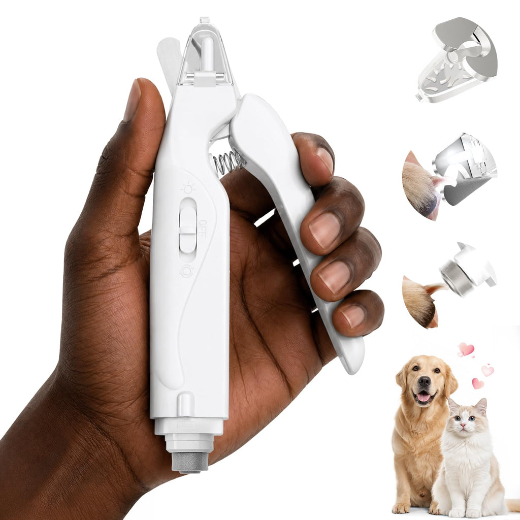 Dog Nail Clippers with Light and Dog Nail Grinder V7836