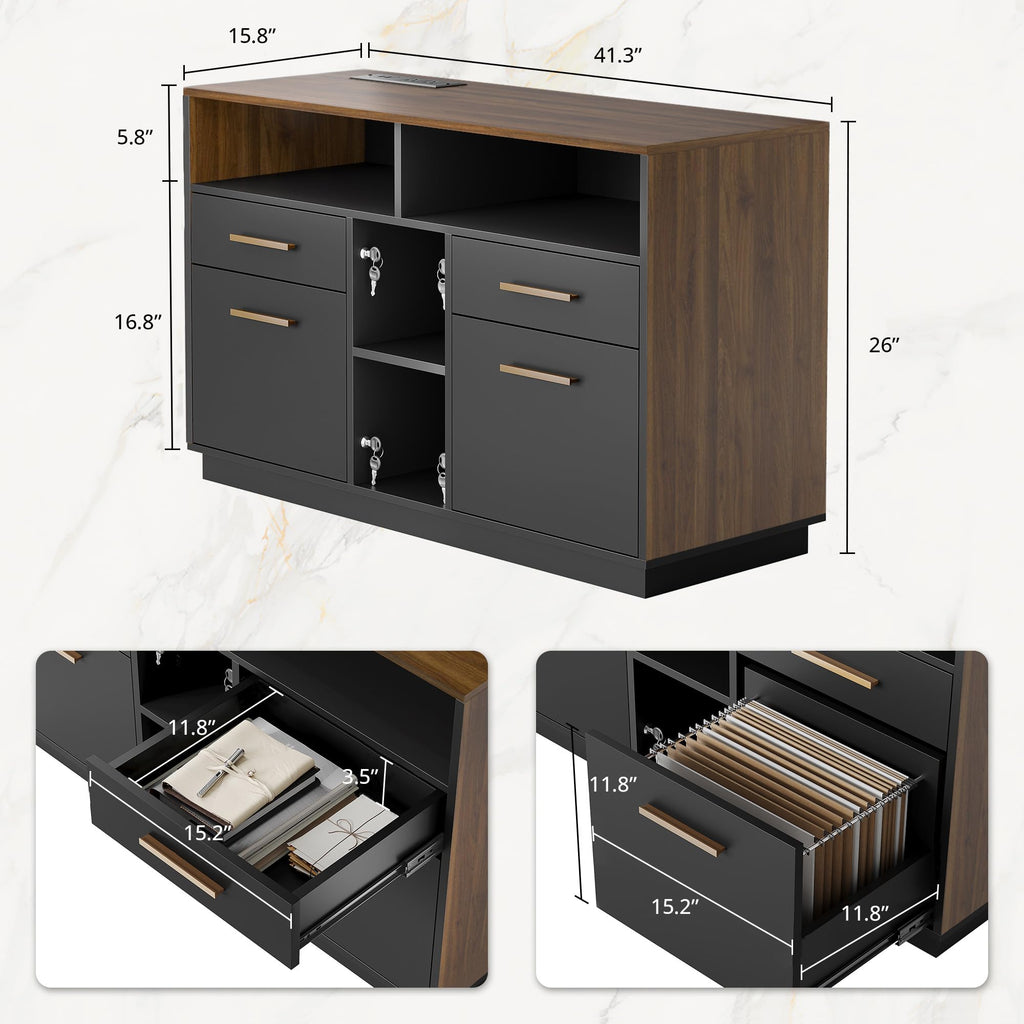 4 Drawer File Cabinet with Lock L20092