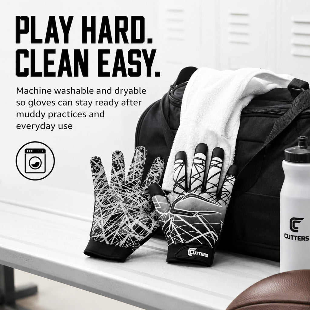Football Gloves with Silicone Grip O128