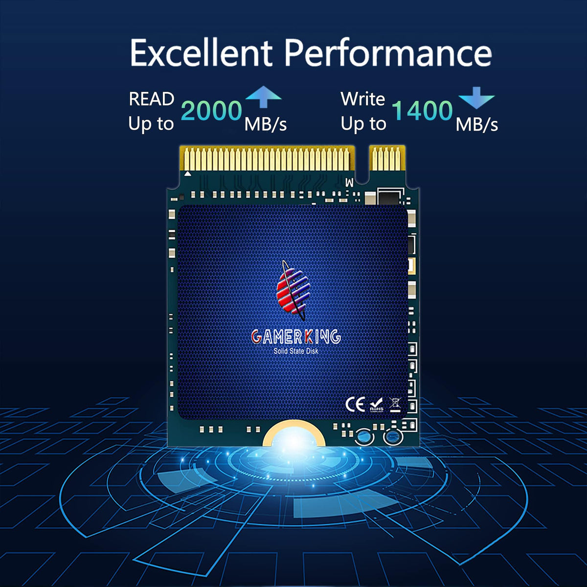 128GB M.2 2230 NVMe PCIe Gen 3.0X4 Internal SSD D7971