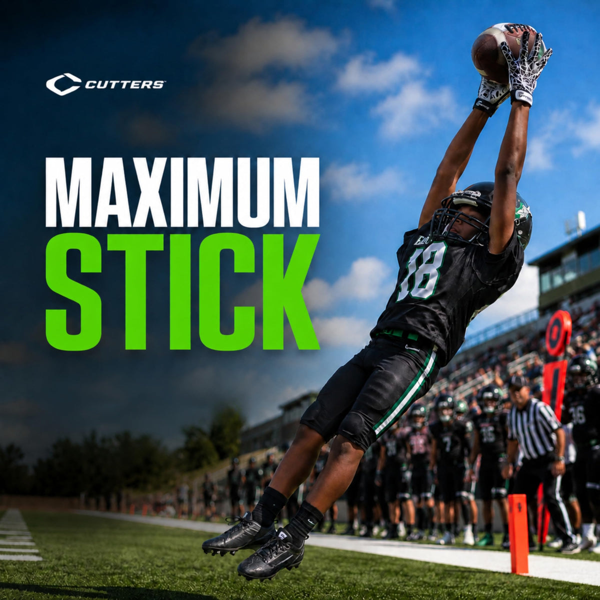 Football Gloves with Silicone Grip O128