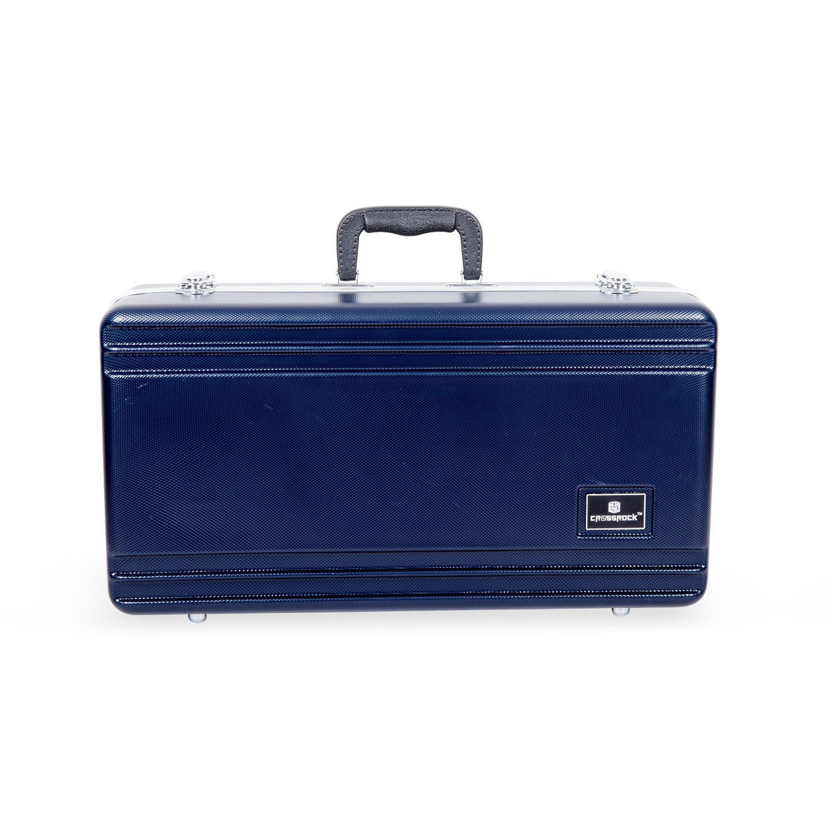 Textured Blue ABS Trumpet Case with Velvet Interior Y53671