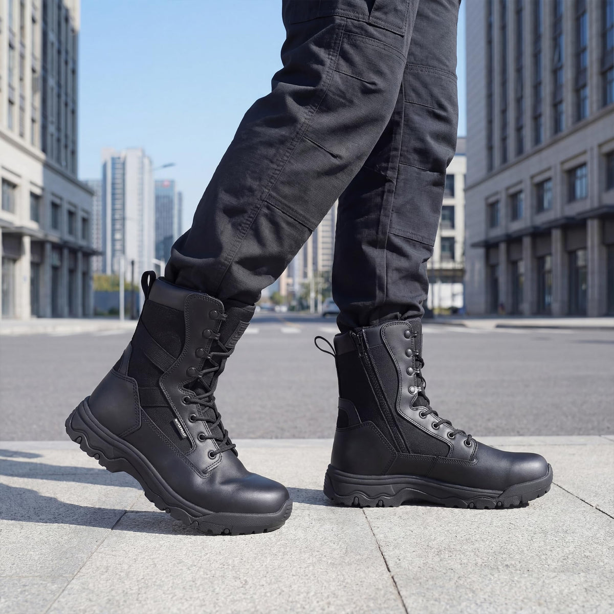 Waterproof Side Zip 8" Tactical Boot C708891