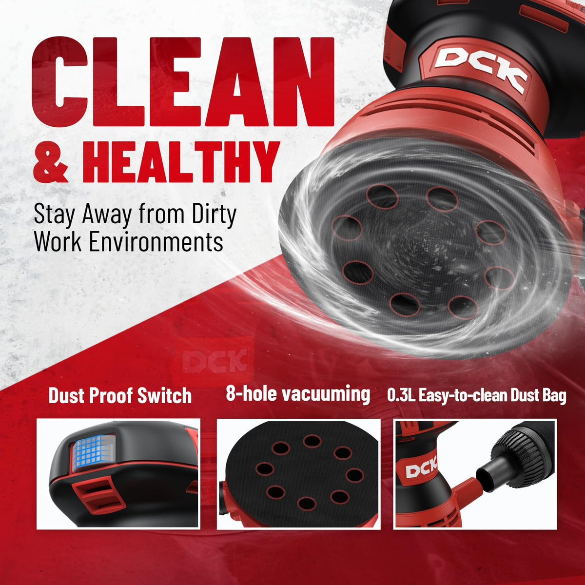 3.0 AMP Corded Random Orbital Sander U2574