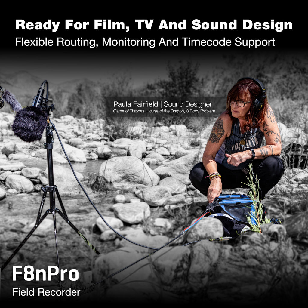 Field Recorder with 8 Inputs & 10 Tracks C591483