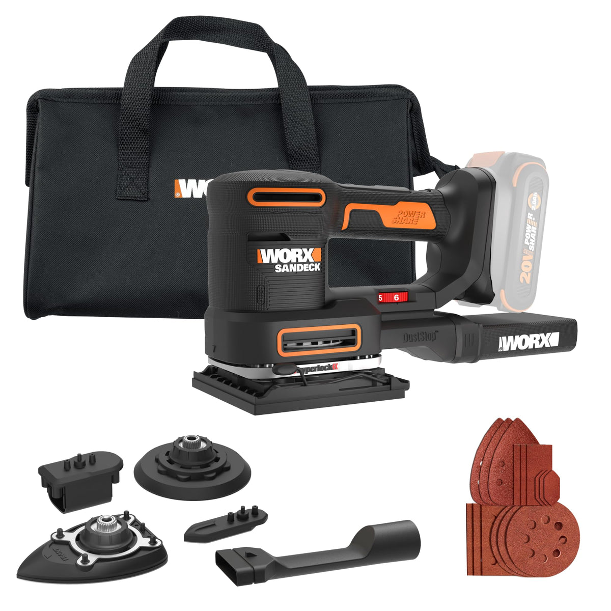 Cordless Multi Sander 20V 5-in-1 S11555