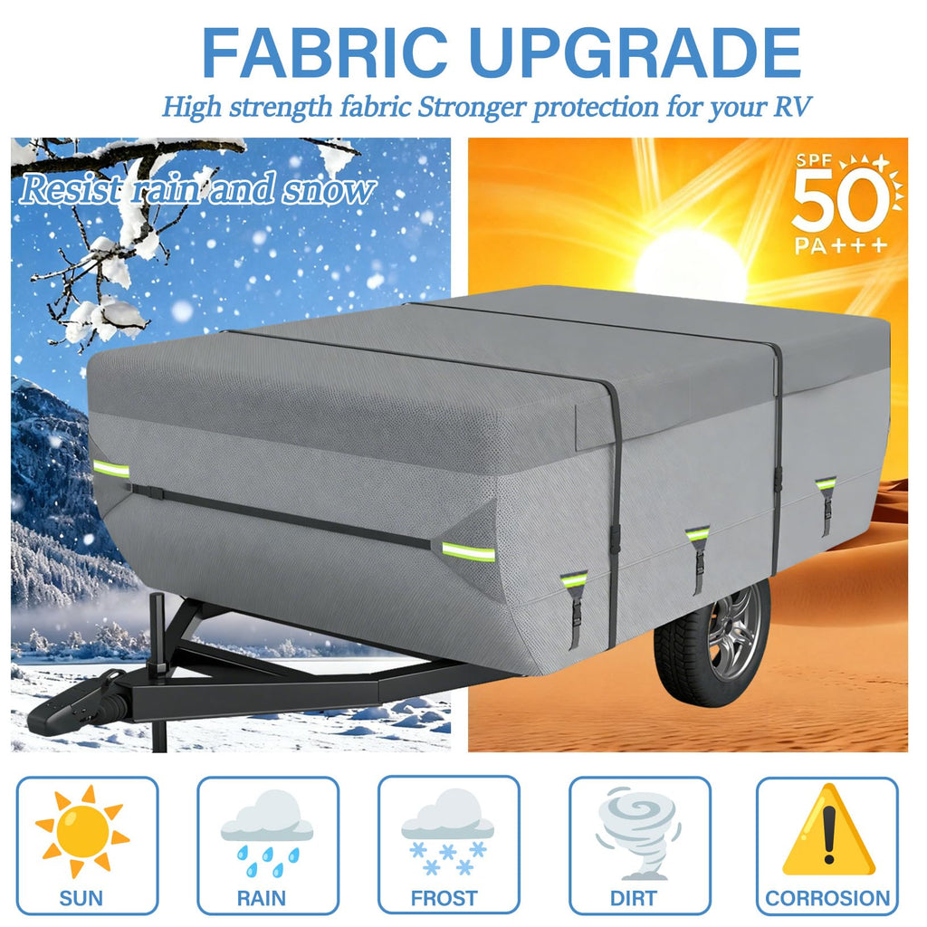8 Layers Pop Up Folding Camper Cover P8098