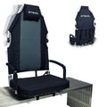 Padded Reclining Stadium Chair with Backpack Straps D4608