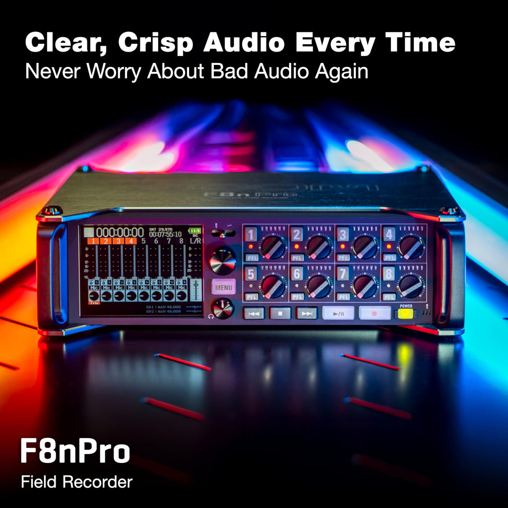 Field Recorder with 8 Inputs & 10 Tracks C591483