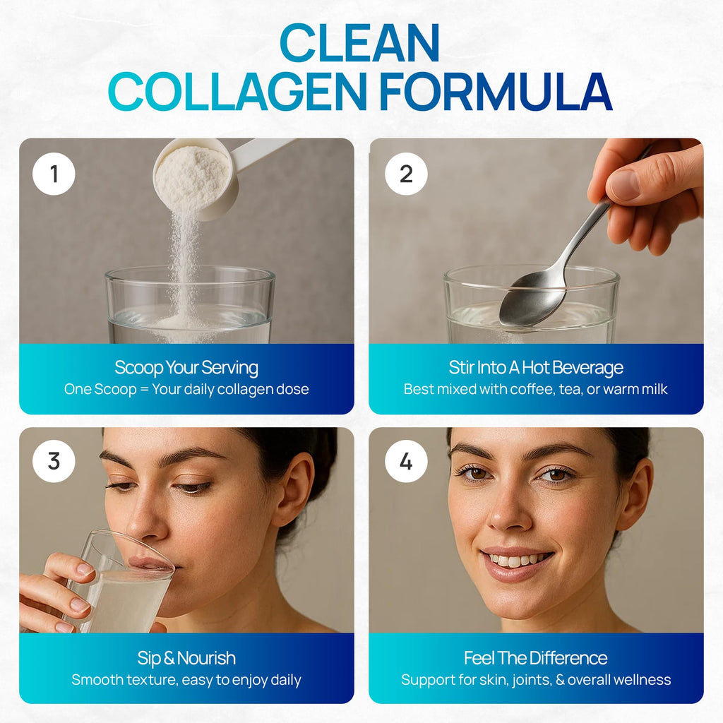 Multi Collagen Peptides Powder Unflavored Sugar Free 1.1 lb U4591