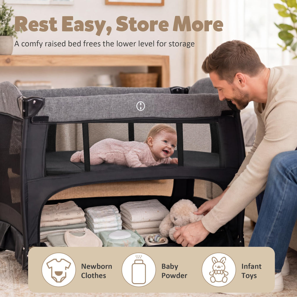 Baby Pack and Play with Bassinet J49548
