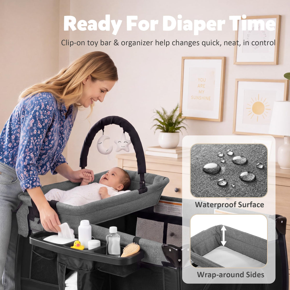 Baby Pack and Play with Bassinet J49548