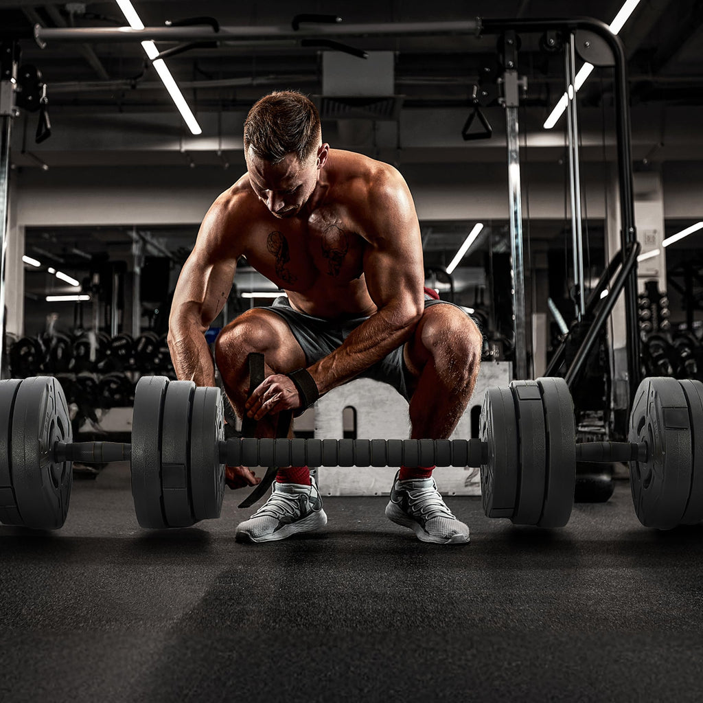 Adjustable Dumbbell Set 60 Lbs Black N638023