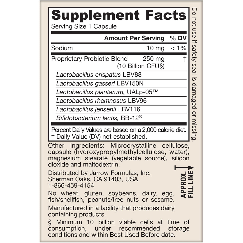30 Capsules 10 Billion CFU Probiotics Y6688