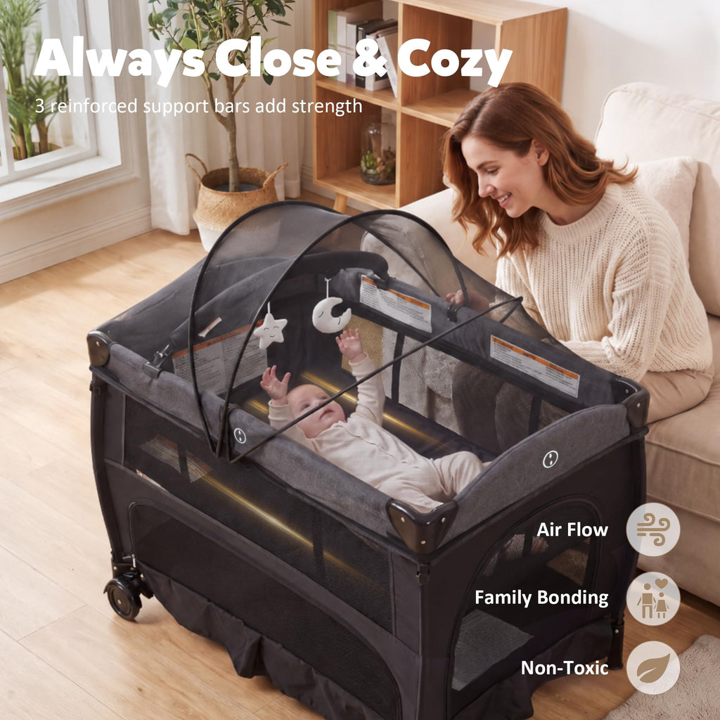 Baby Pack and Play with Bassinet J49548
