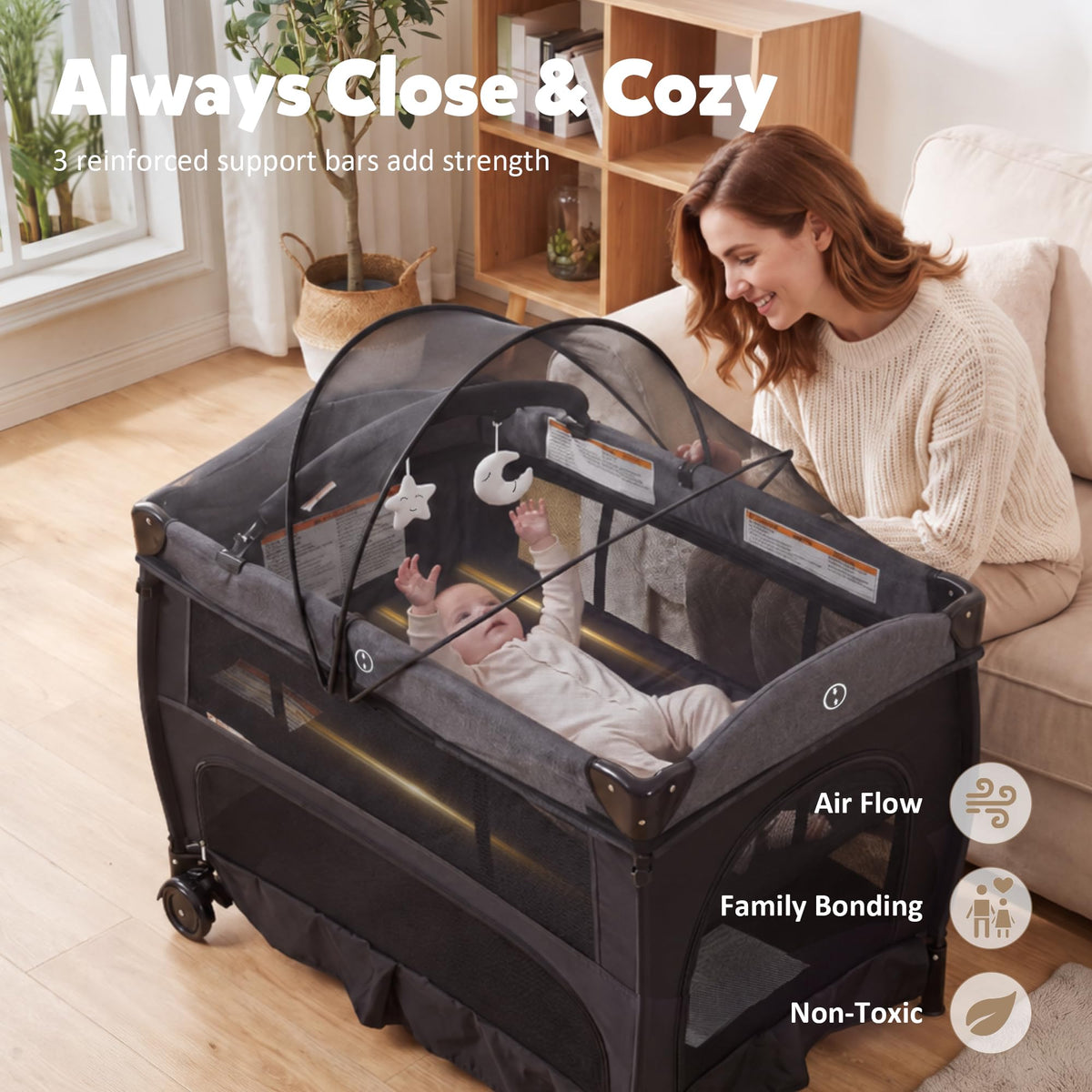 Baby Pack and Play with Bassinet J49548