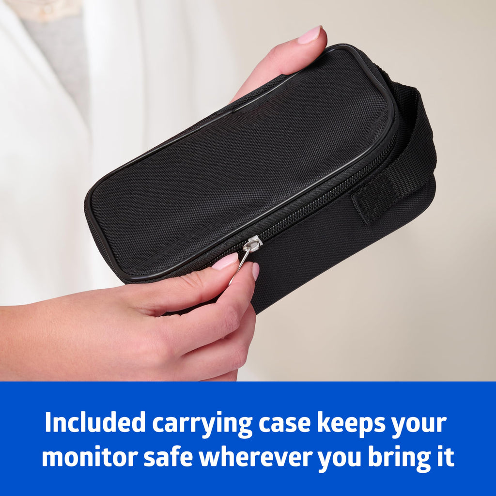 Bluetooth Blood Pressure Monitor with Upper Arm Cuff and Carrying Case K858471