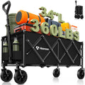 34'' Extra Long Folding Portable Wagon Cart G537576