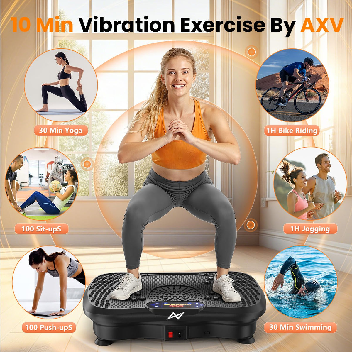 Vibration Plate Exercise Machine F361