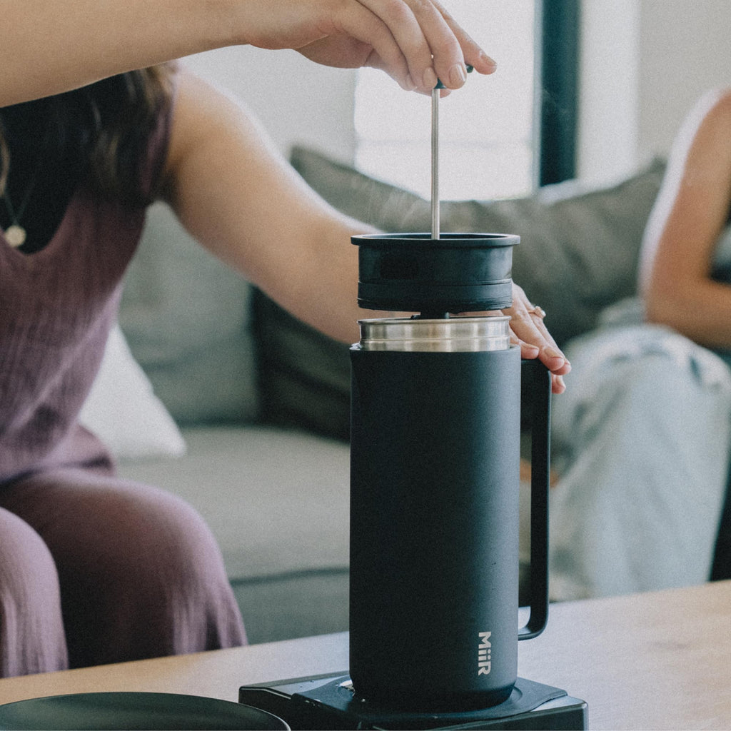 33oz Insulated French Press Coffee Maker E6207