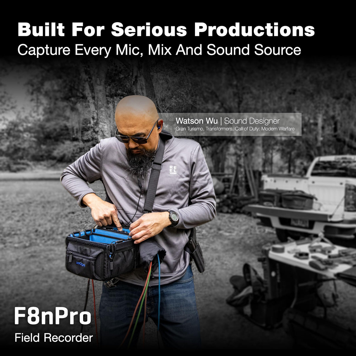 Field Recorder with 8 Inputs & 10 Tracks C591483