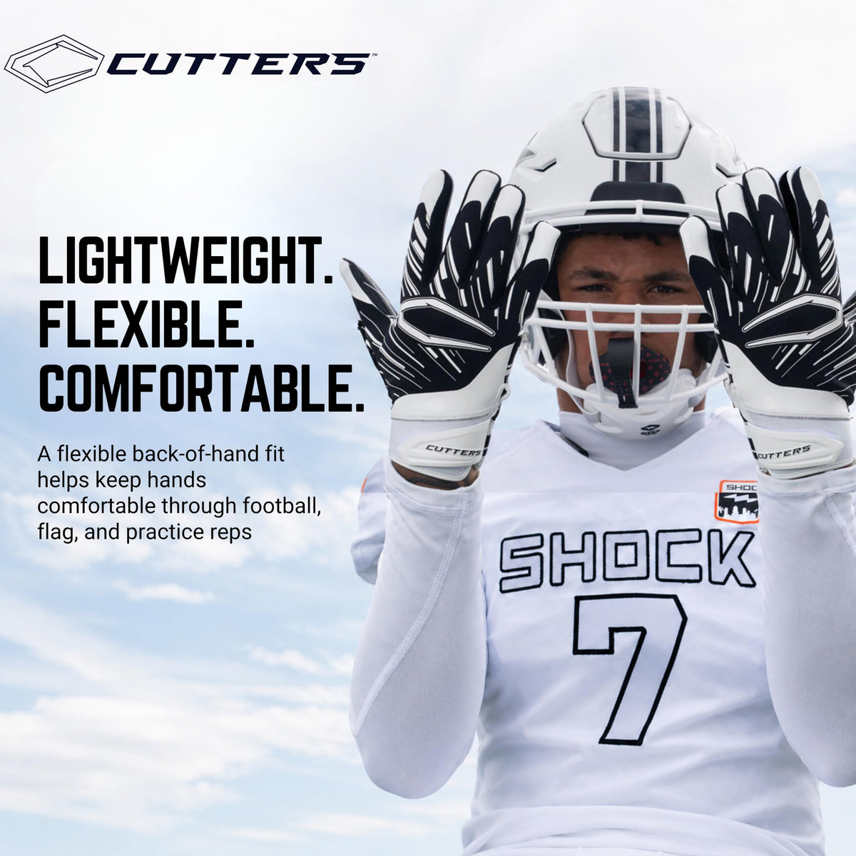 Football Gloves with Silicone Grip O128