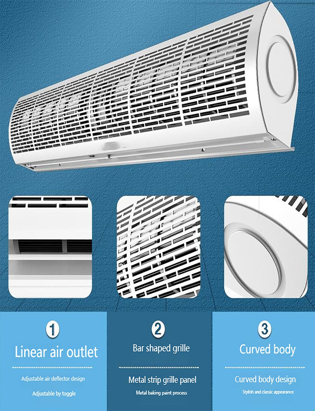 Commercial Air Curtain Blower with Remote S420392