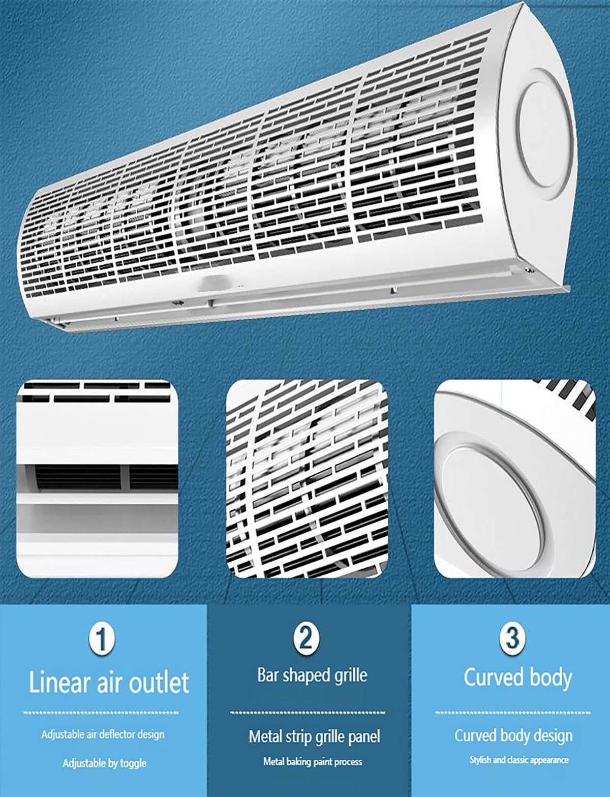 Commercial Air Curtain Blower with Remote S420392