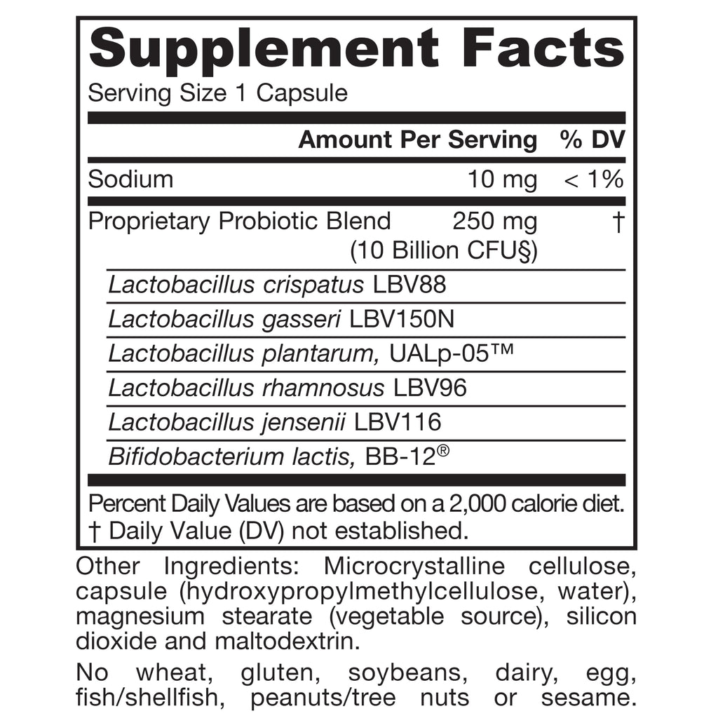 30 Capsules 10 Billion CFU Probiotics Y6688