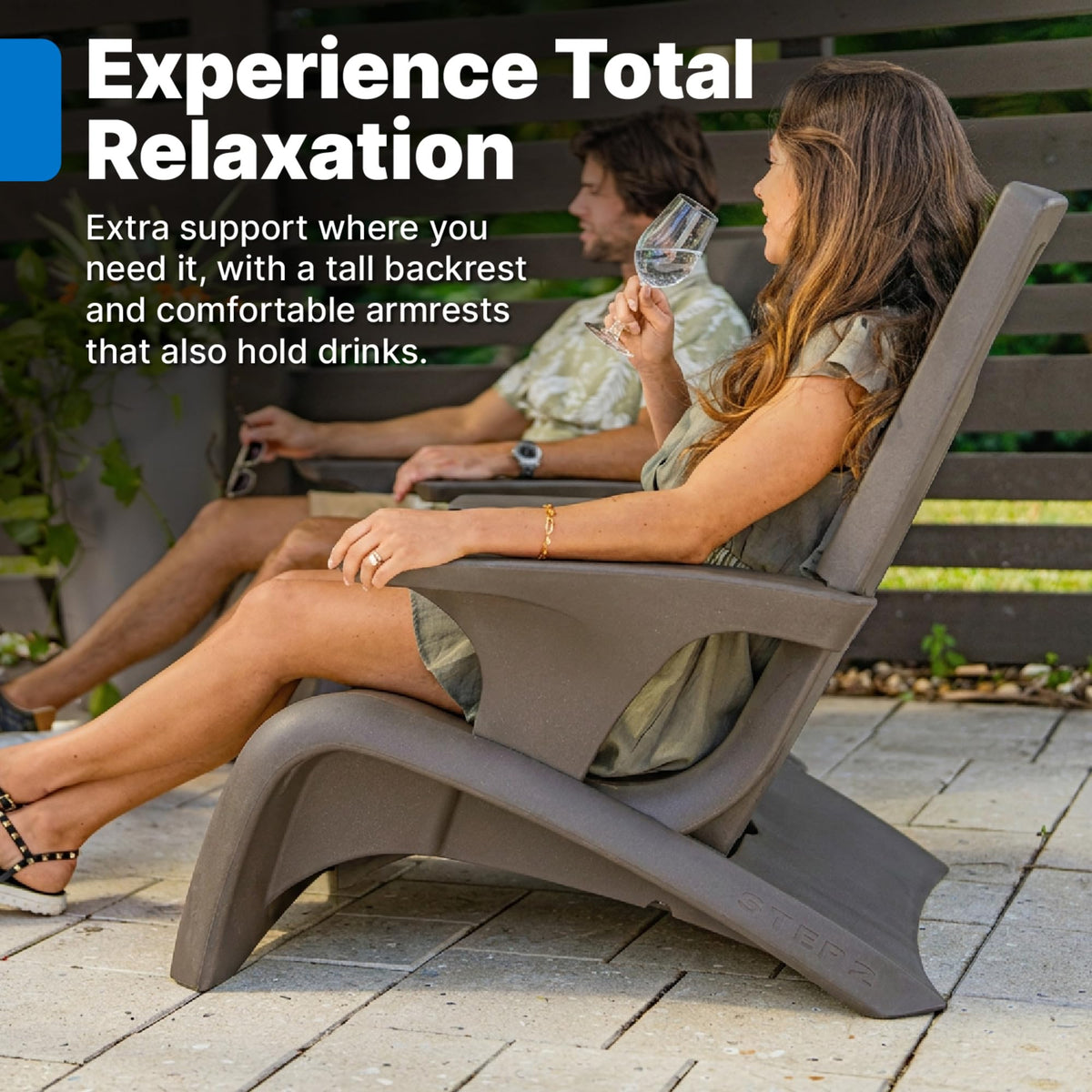 Dark Cedar Adirondack Chair D410