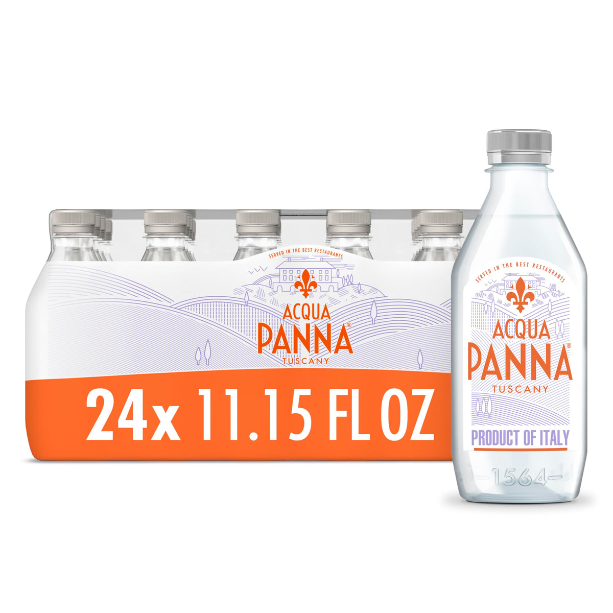 Natural Spring Water 11.15 FL OZ Plastic Bottles 24 Count L97583