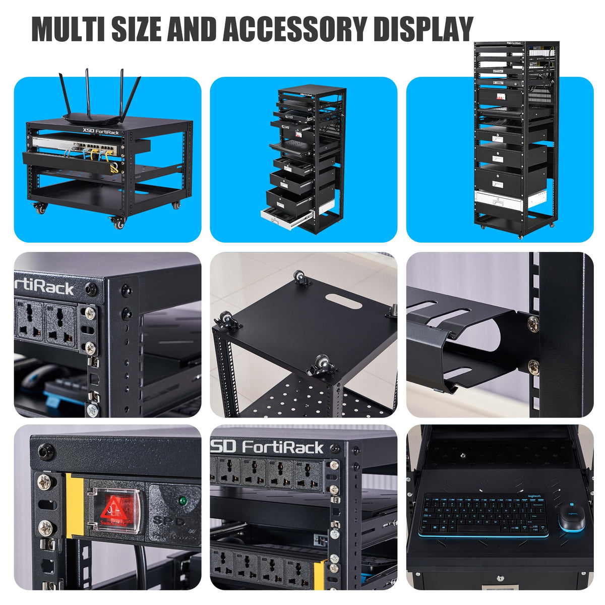 6U Open Frame Rack E742