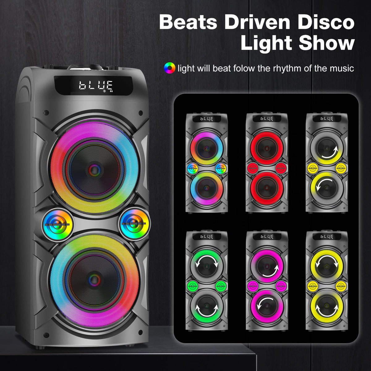 100W Portable Bluetooth Speaker X3872