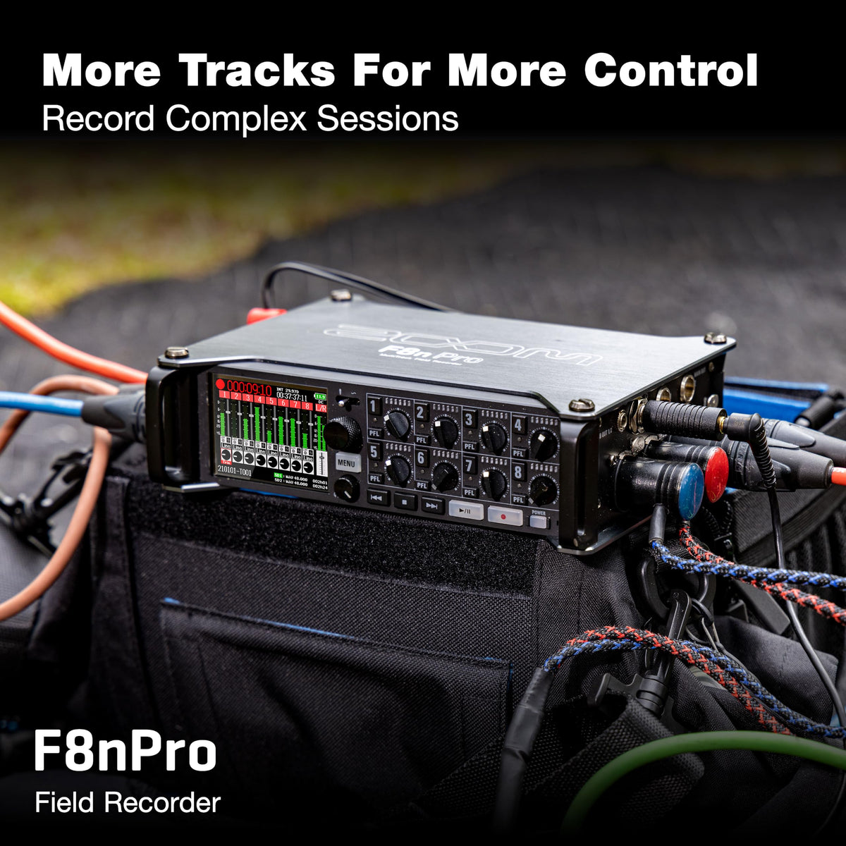 Field Recorder with 8 Inputs & 10 Tracks C591483
