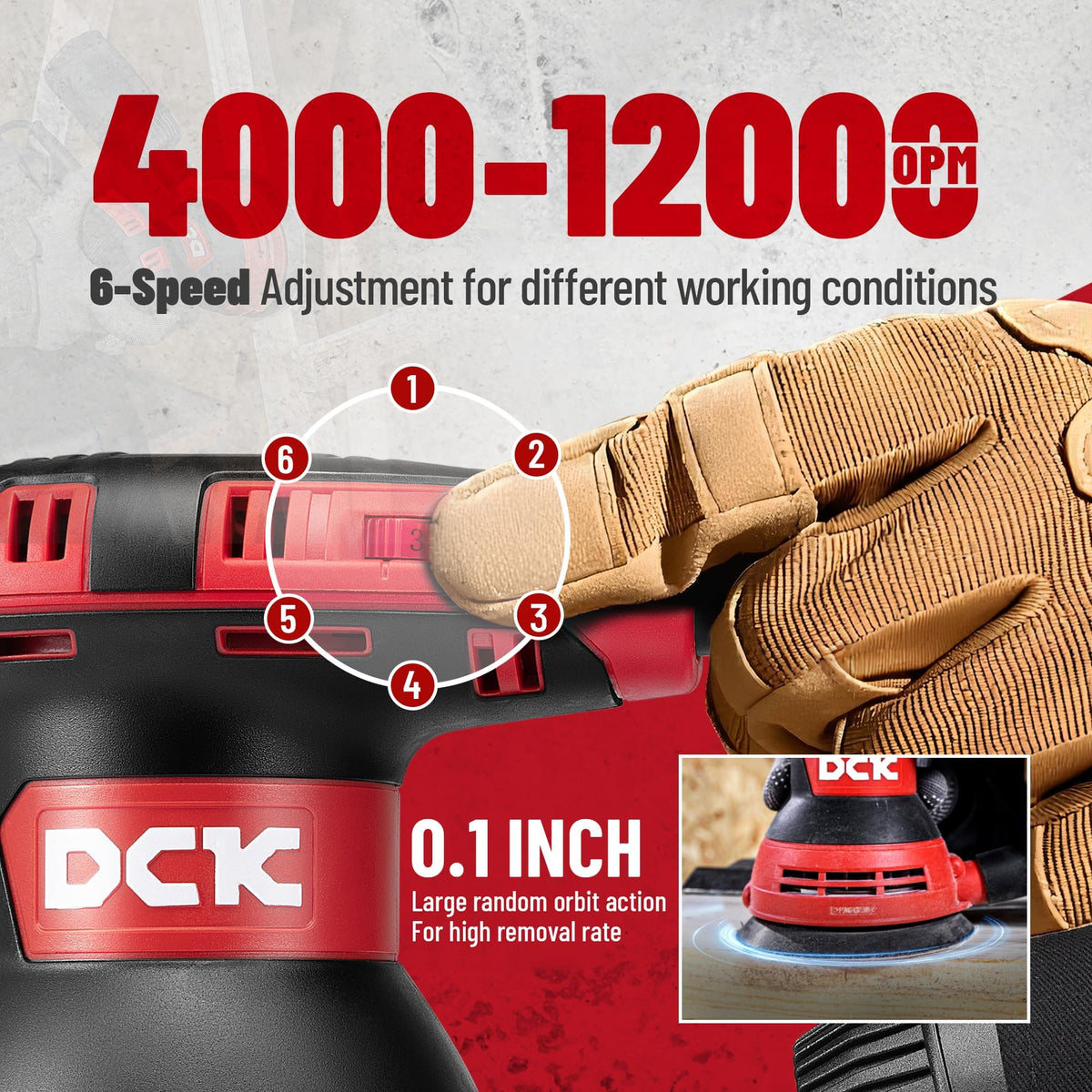 3.0 AMP Corded Random Orbital Sander U2574