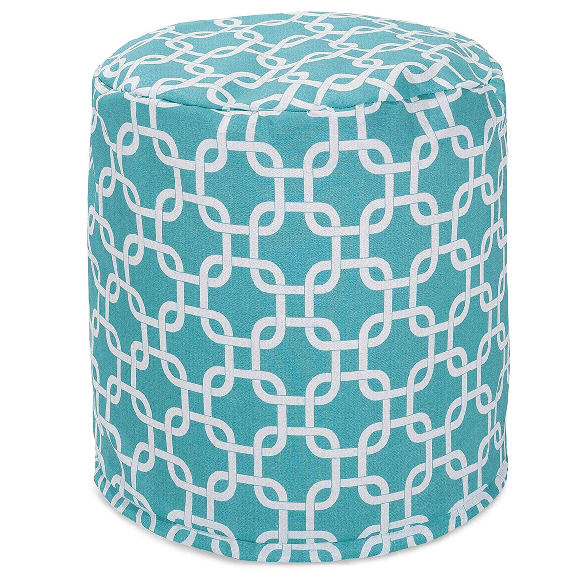 Teal Indoor/Outdoor Bean Bag Ottoman Pouf Y563