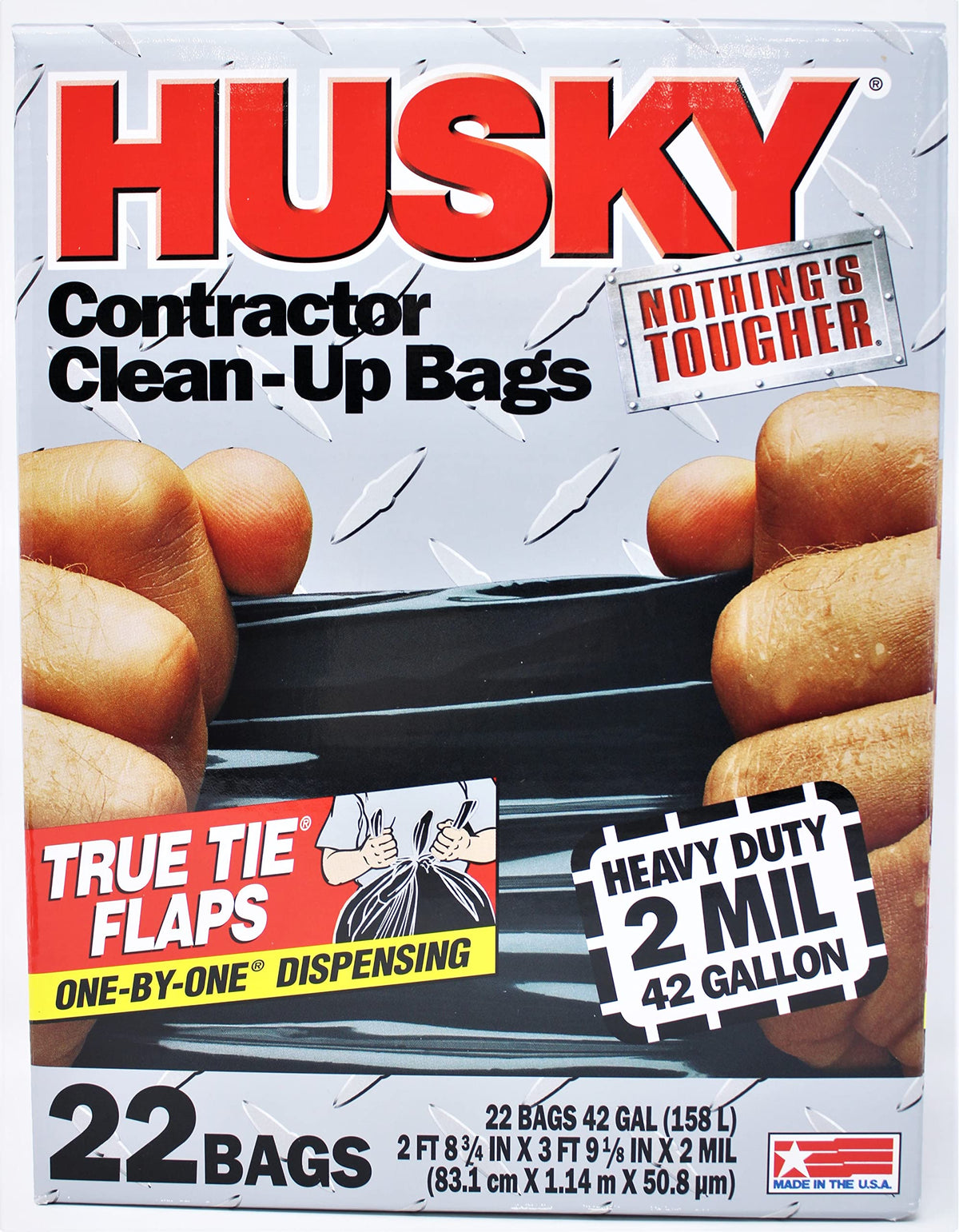 Black 42 gal Poly Contractor Clean-Up Bag S547