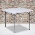 Square Granite White Plastic Game Table K913
